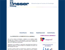 Tablet Screenshot of insser.net